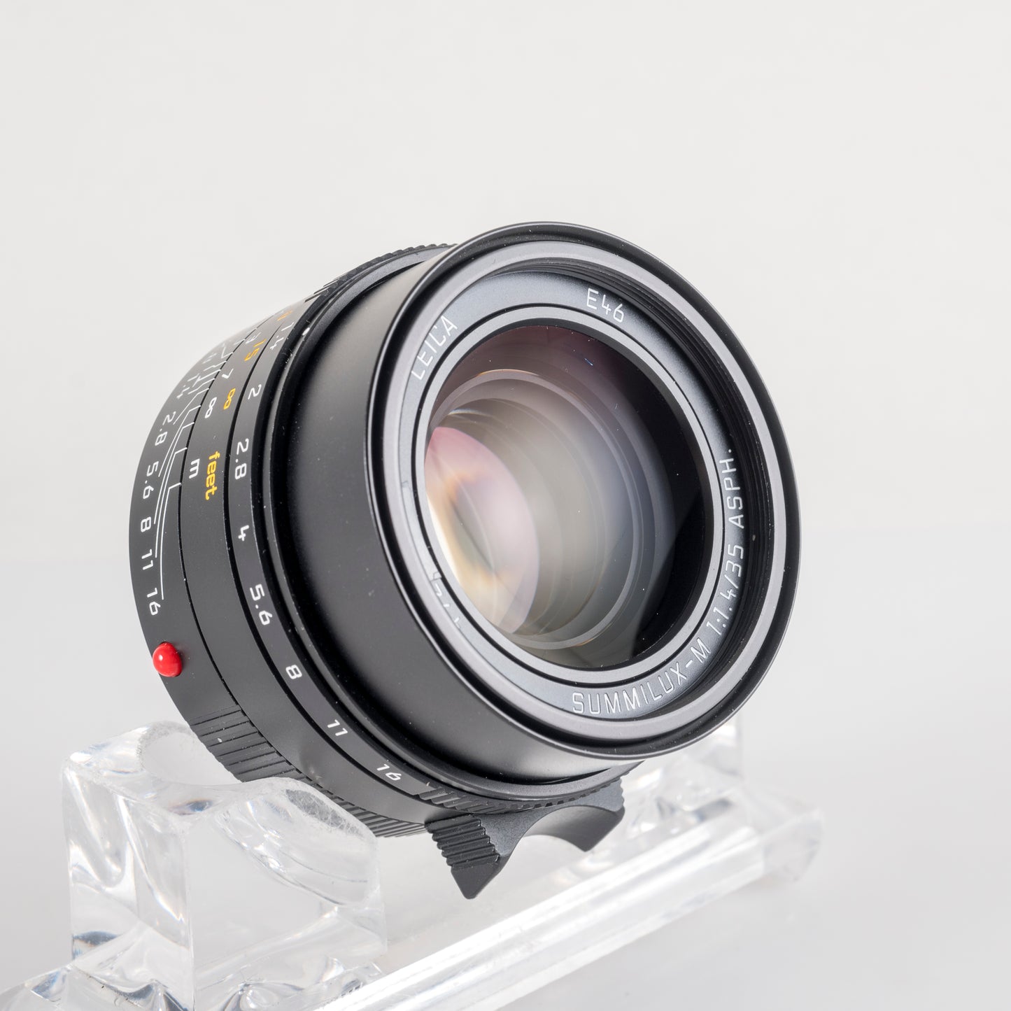 Leica Summilux-M 35mm/F1.4 E46 ASPH/ FLE II Black Lens Germany 11726 #23847