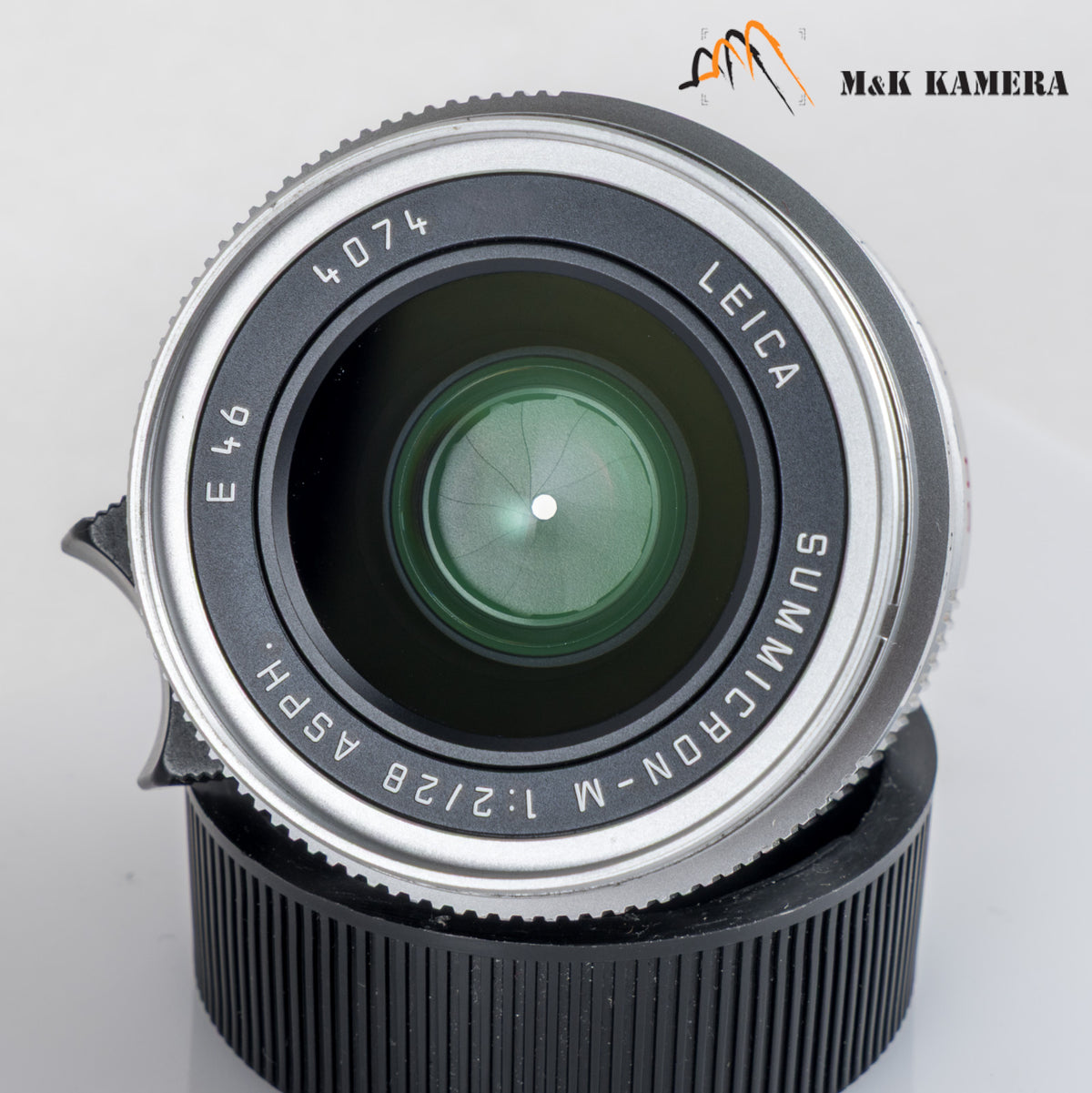 Leica Summicron-M 28mm/F2.0 ASPH/ Rare Silver Lens Yr.2008 Germany 11661 #88929
