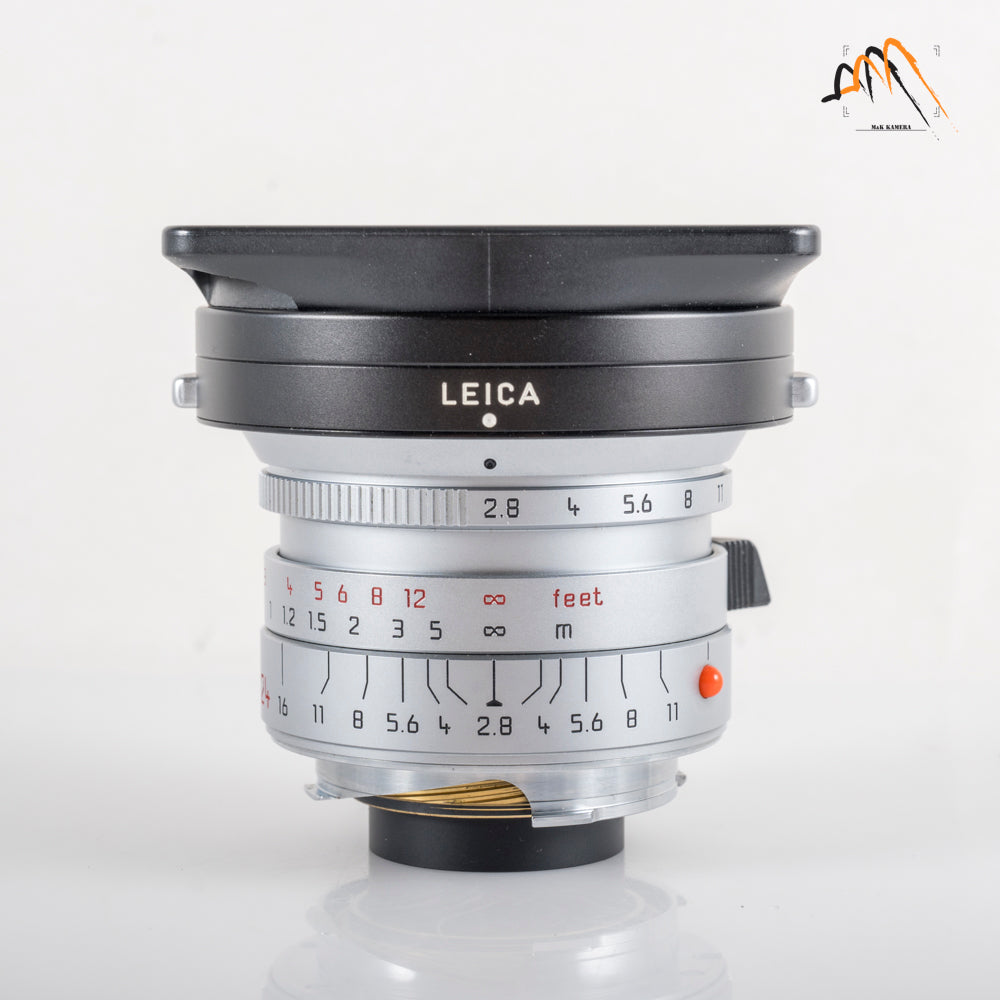 Leica Elmarit-M 24mm/F2.8 ASPH Silver Lens Yr.1998 Germany 11898