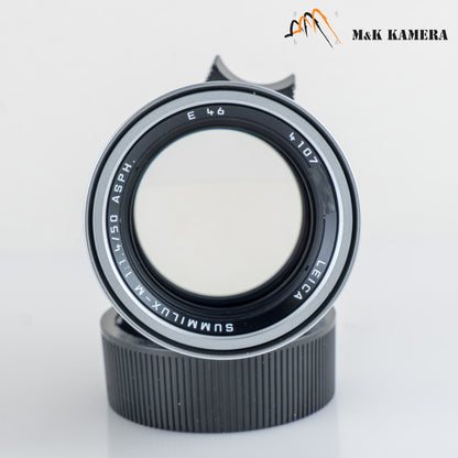 Leica Summilux-M 50mm/F1.4 E46 ASPH Silver Lens Germany 11892 #23841