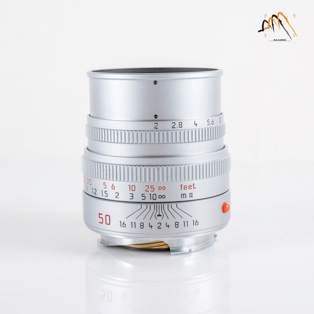 Leica Summicron-M 50mm/F2.0 V Silver Lens Yr.2001 Germany 11816 #23765