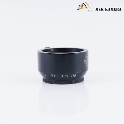 Leica VALOO Black Paint Hood for Elmar 5cm / aperture control #10283