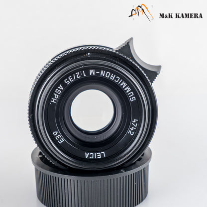 Leica Summicron-M 35mm/F2.0 E39 ASPH Ver.II 11673 Black Lens Germany 11673 #88782