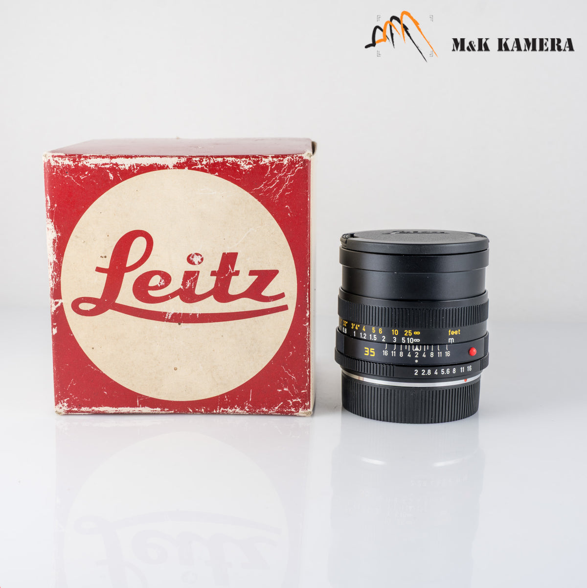 Leica Summicron-R 35mm/F2.0 E55 Ver.II V.2 Black boxed #12134