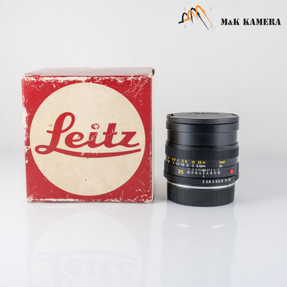 Leica Summicron-R 35mm/F2.0 E55 Ver.II V.2 Black boxed #12134