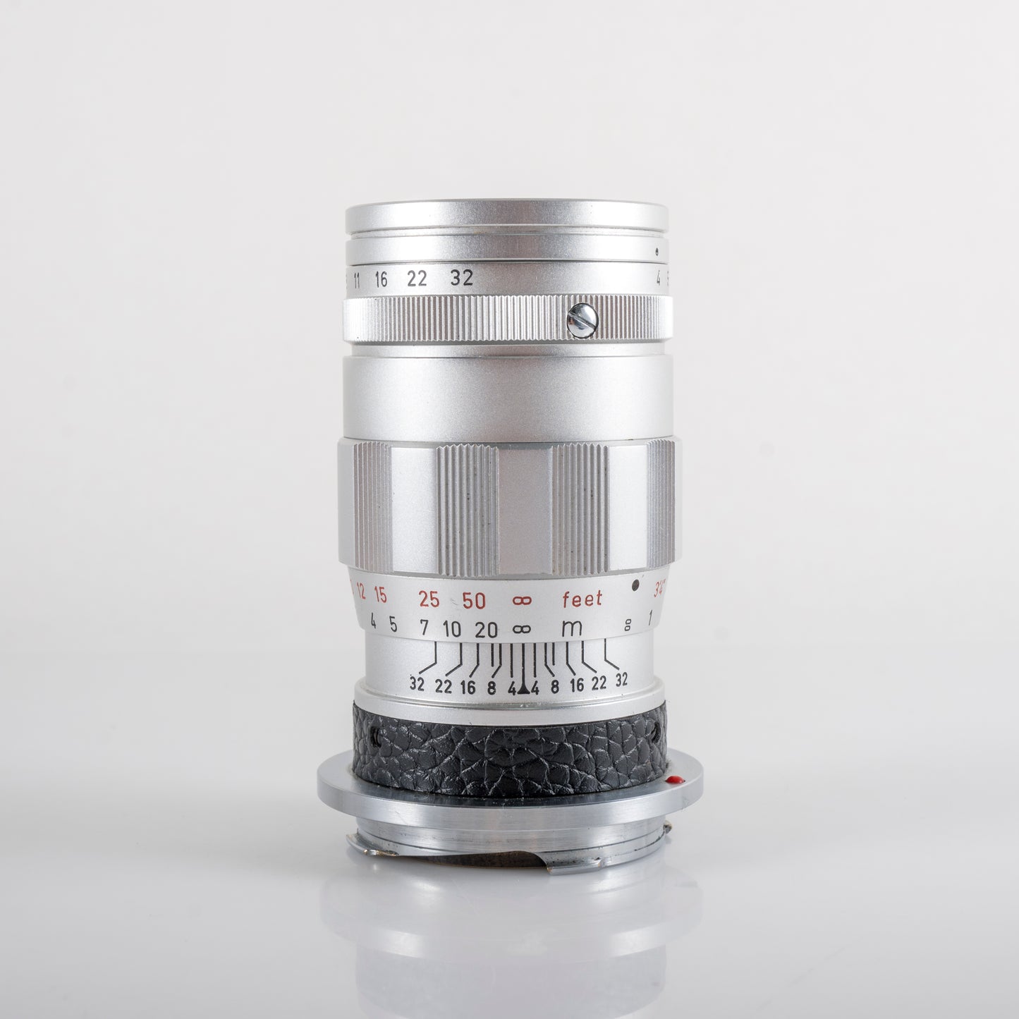 LEITZ Leica Elmar M 90mm/F4.0 Silver Lens Yr.1965 Germany #23857