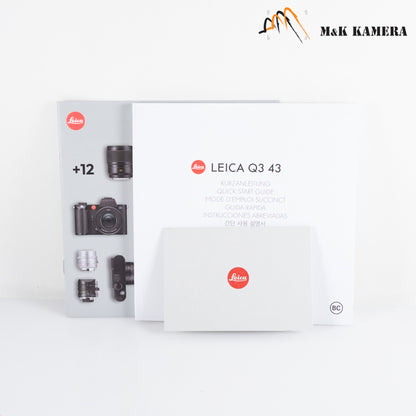 Brand New Leica Q3 43 Digital Compact Camera w/ APO-Summicron 43/2.0 ASPH 19084 #19084