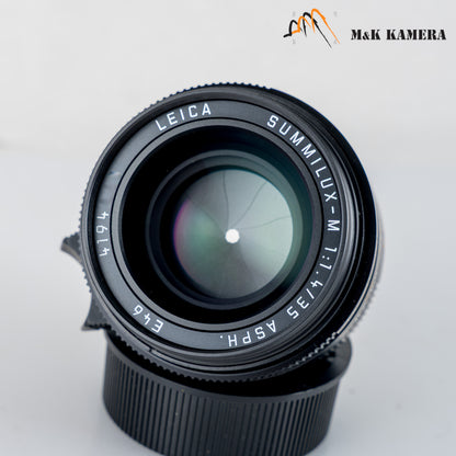 Leica Summilux-M 35mm/F1.4 ASPH/ FLE Black Lens Germany 11663 #88735