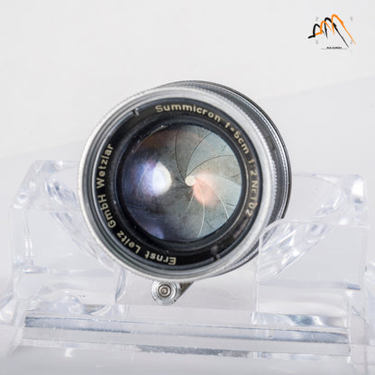 LEITZ Leica Summicron L39 50mm/F2.0 Radioactive Lens Yr.1952 LTM Germany #23714