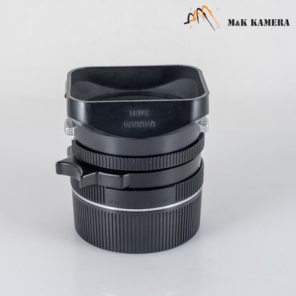 Leica Summicron-M 35mm/F2.0 Ver.4 7 Elements Black Lens Yr.1991 Germany 11310 #12163