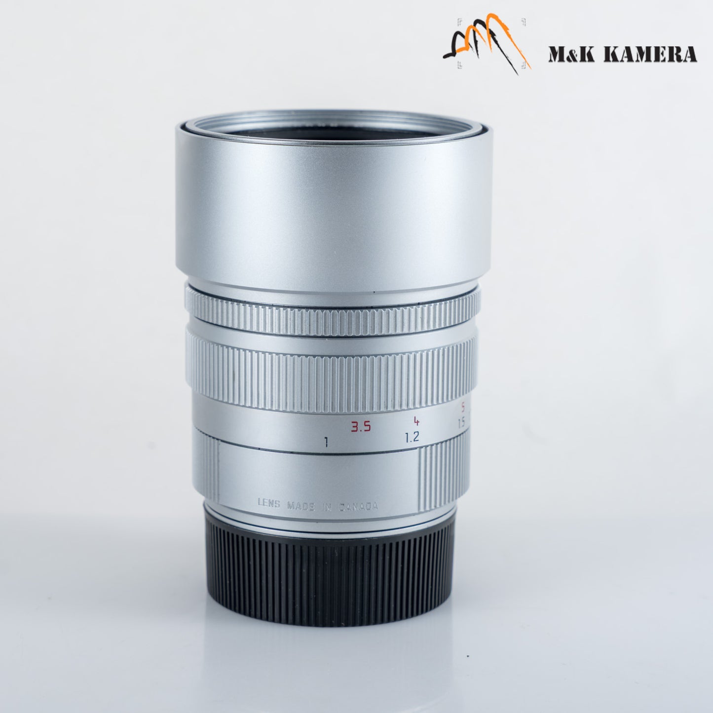Leica Summicron-M 90mm/F2.0 E55 Ver.II Pre-Asph Silver Lens Canada 11137 #11965