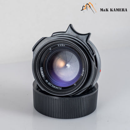 Leica Summilux M 35mm/F1.4 Pre-Asph Black Lens Yr.1986 Canada #88972