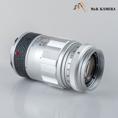 LEITZ Leica Elmarit M 90mm/F2.8 Silver Lens Yr.1965 Germany #88749