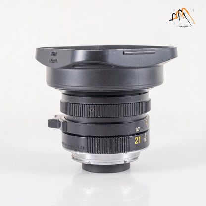 LEITZ Leica Elmarit M 21mm/F2.8 E60 Pre-A Black Lens Yr.1983 Canada #11370