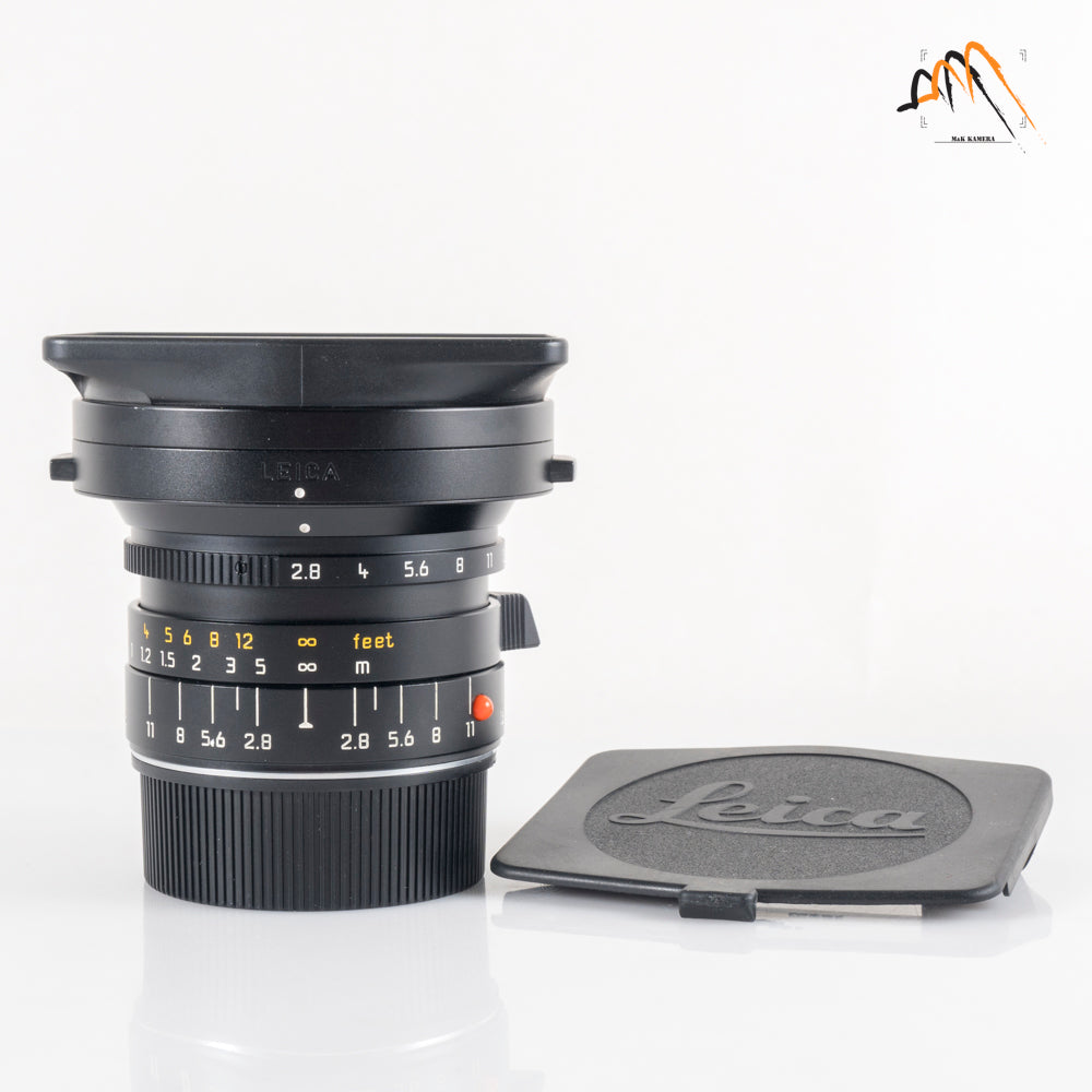 Leica Elmarit-M 21mm/F2.8 ASPH Black Lens Yr.2001 Germany 11135 #11412