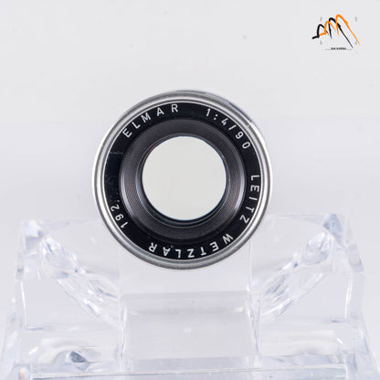 LEITZ Leica Elmar M 90mm/F4.0 E39 Ver.II V2/ 3 Elements Silver Lens Yr.1962 Germany 11830 #11237