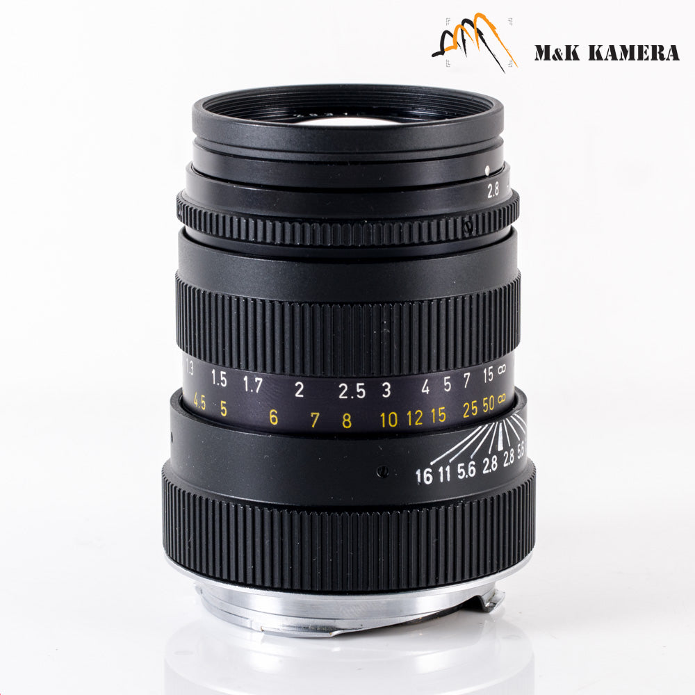 LEITZ Leica Tele-Elmarit-M 90mm/F2.8 E39 Ver.II V2/ Slim Lens Yr.1977 Canada 11800 #68331