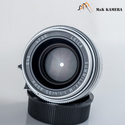 Leica Summilux-M 35mm/F1.4 ASPH/ FLE Silver Lens Germany 11675 #12109