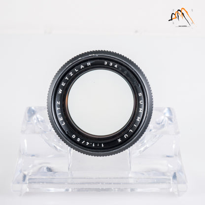 Leica Summilux M 50mm/F1.4 E43 Ver.II V2 Black with hood 12586 11113 #11736