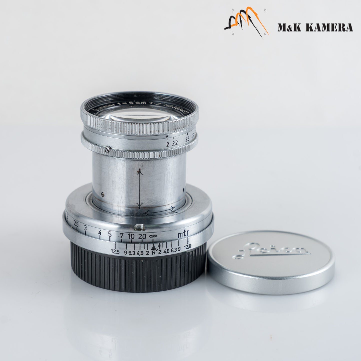 LEITZ Leica Summar L39 50mm/F2.0 Silver Lens Yr.1937 LTM Germany #11082