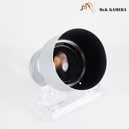 LEITZ Leica Hektor L39 125mm/F2.5 Visoflex lens Silver Lens Yr.1953 LTM Canada #10448