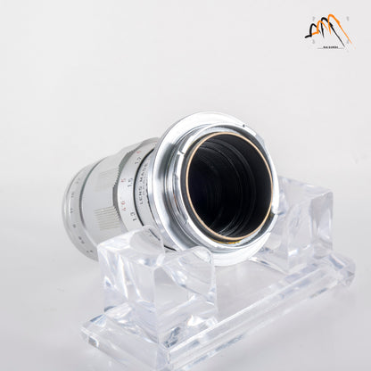 LEITZ Leica Elmar L39 90mm/F4.0 Ver.II V2/ 3 Elements Silver Lens Yr.1962 LTM Germany L39 #23733