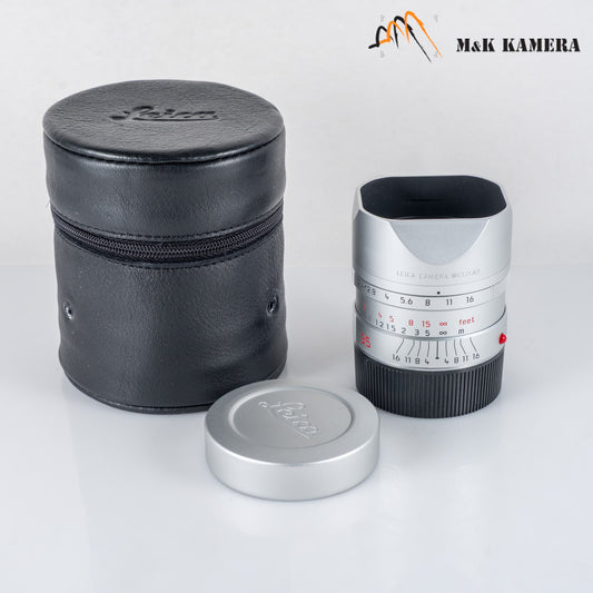 Leica Summarit-M 35mm/F2.4 ASPH Silver Lens Germany 11679 #88976