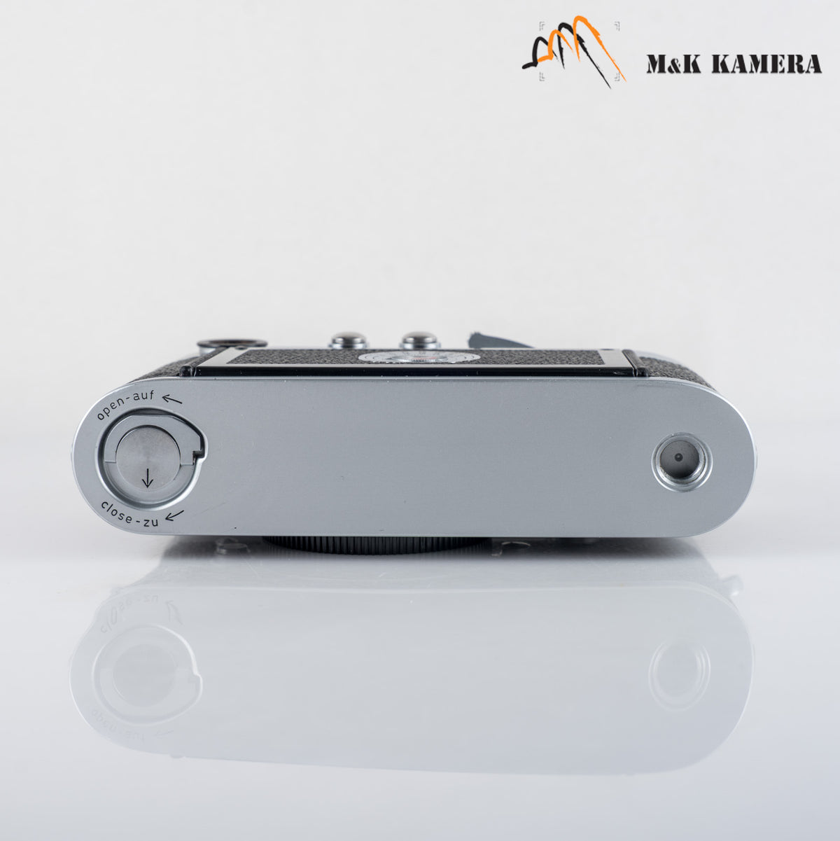 Leica M2 Round Button Rewind Silver Film Rangefinder Camera #24015