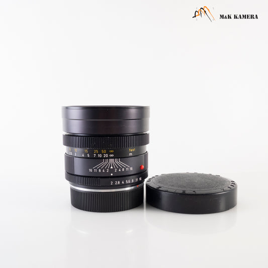 LEITZ Leica Summicron-R 90mm/F2.0 Serie VII Ver.I V.1 Lens Yr.1977 Canada #22421