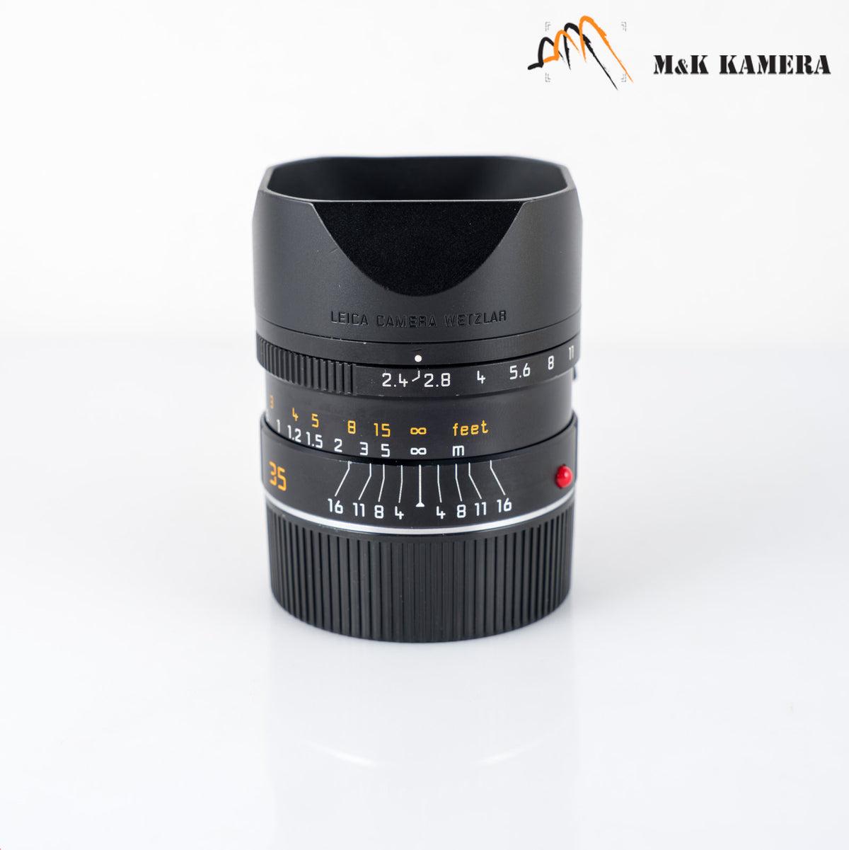 Leica Summarit-M 35mm/F2.4 ASPH Black Lens Germany 11671 #12131