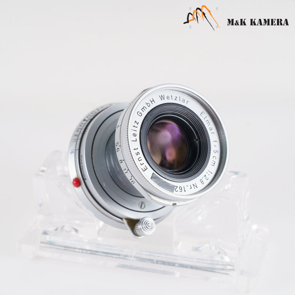LEITZ Leica Elmar M 50mm/F2.8 Ver.I Silver Lens Yr.1958 Germany #10407