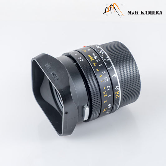 Leica Elmarit-M 28mm/F2.8 E39 ASPH/ 11606 Lens Yr.2004 Germany 11606 #24011