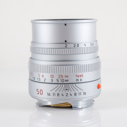 Leica Summicron-M 50mm/F2.0 V Silver boxed 11816 #23830