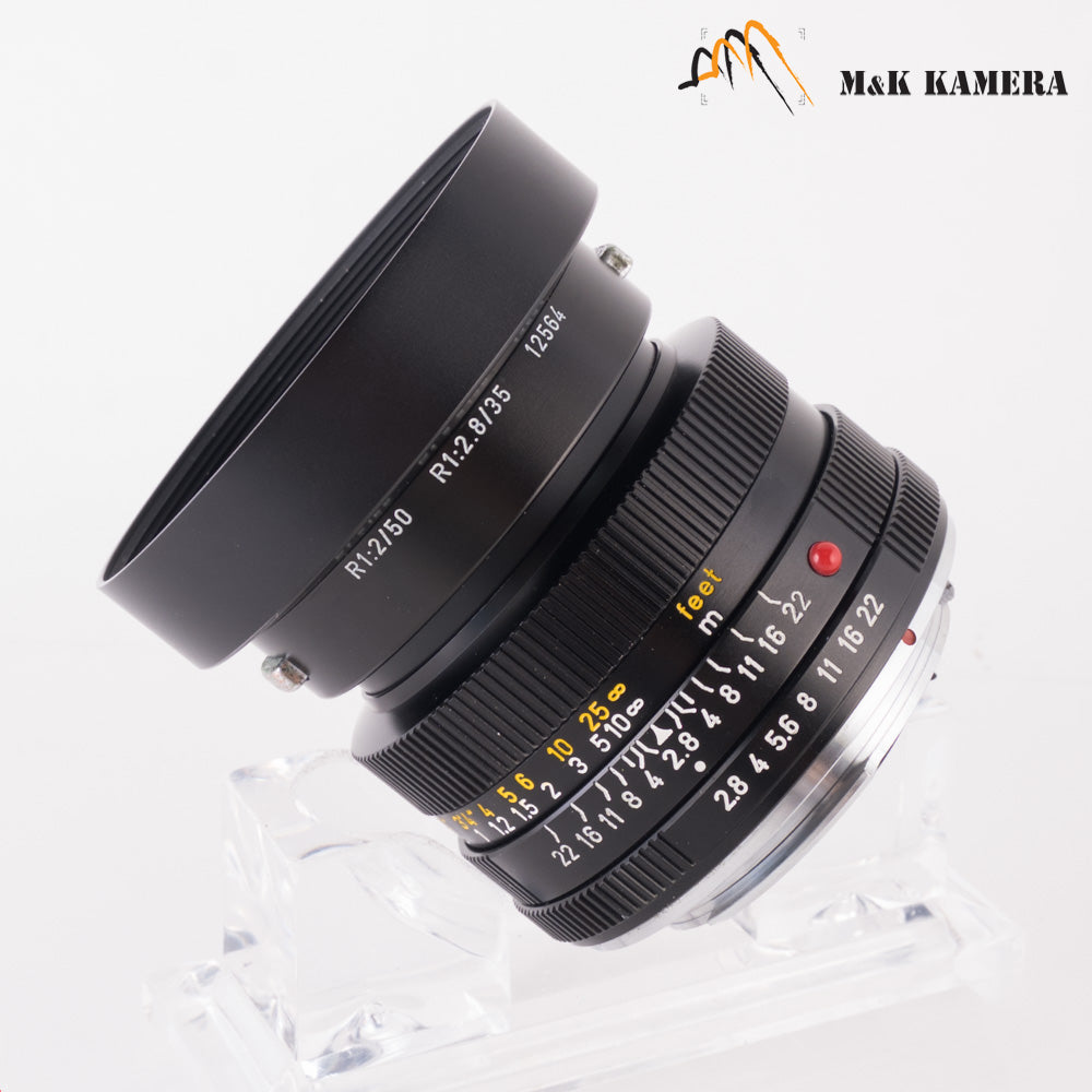 LEITZ Leica Elmarit-R 35mm/F2.8 Ver.I V1 Lens Yr.1970 Germany #69534
