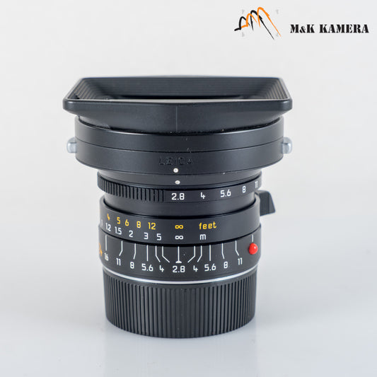 Leica Elmarit-M 24mm/F2.8 ASPH Black Lens Yr.1996 Germany 11878 #23941