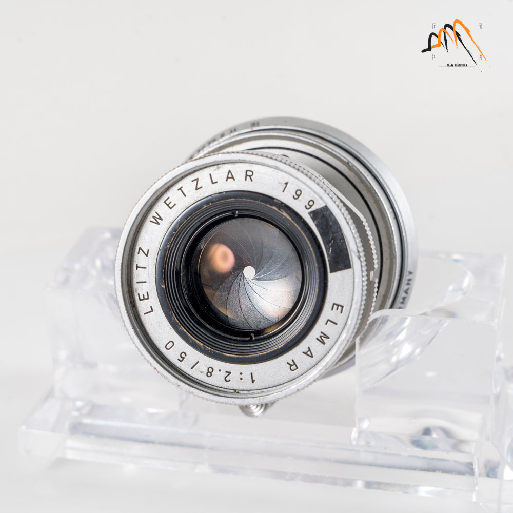LEITZ Leica Elmar M 50mm/F2.8 Ver.I Silver Lens Yr.1963 Germany #11288