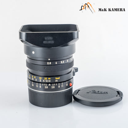 Leica Elmarit-M 28mm/F2.8 Ver.III Lens Yr.1987 Canada 11804 #23280