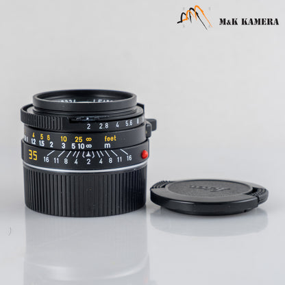 Leica Summicron-M 35mm/F2.0 Ver.4 7 Elements Black Lens Yr.1986 Canada 11310 #88932