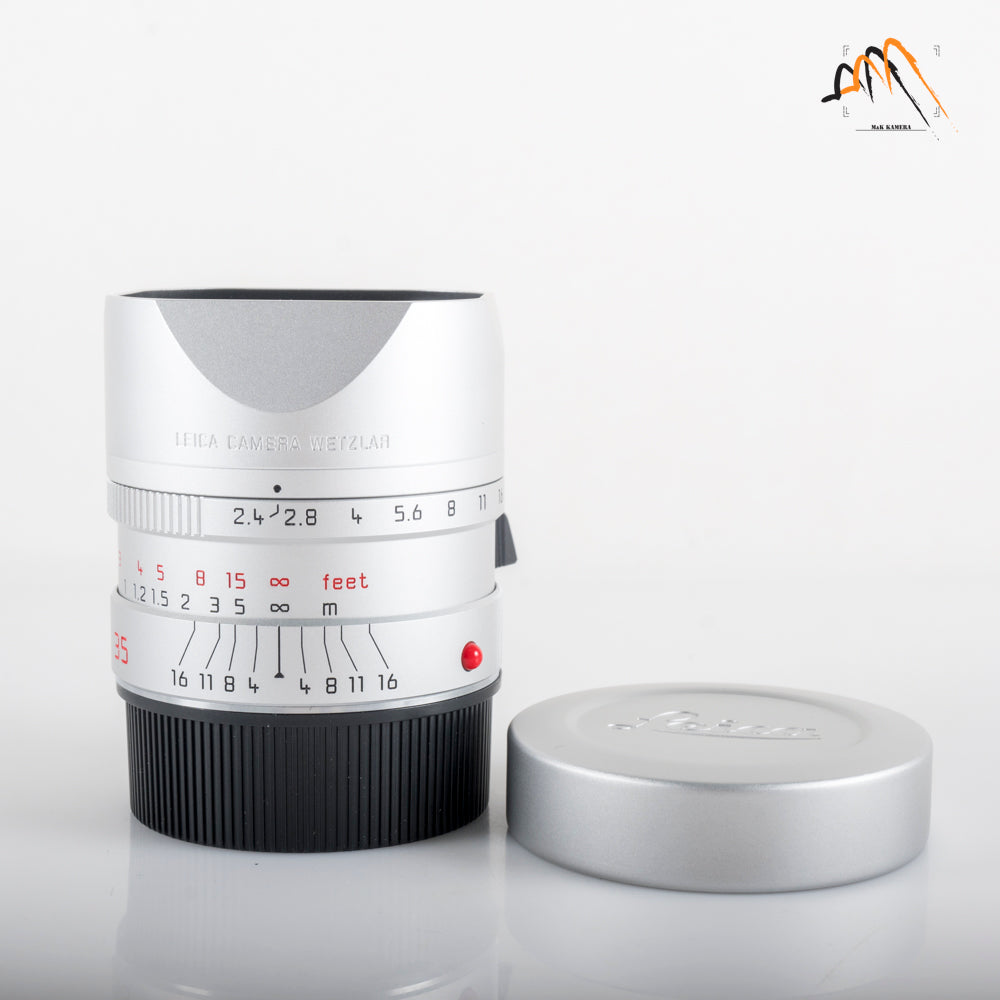 Leica Summarit-M 35mm/F2.4 ASPH Silver Lens Germany 11679 #11605