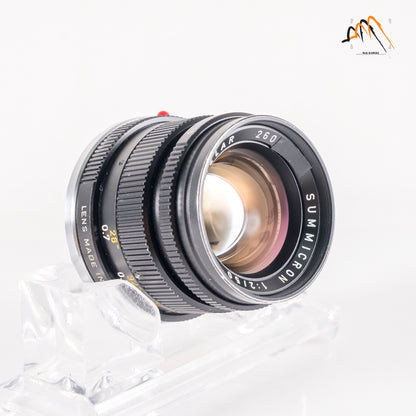LEITZ Leica Summicron M 50mm/F2.0 Ver.III V3/ High Leg Lens Yr.1973 Germany #11380