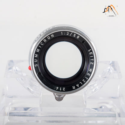 LEITZ Leica Summicron M 50mm/F2.0 Rigid V2 Ver.II Lens Yr.1965 Germany #88362