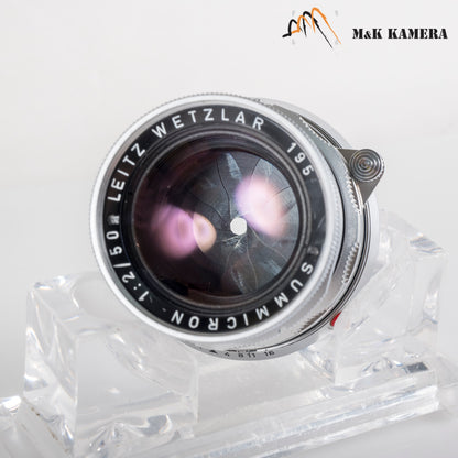 LEITZ Leica Summicron M 50mm/F2.0 Rigid V2 Ver.II Lens Yr.1962 Germany #11998