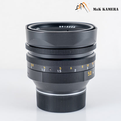 Leica Noctilux-M 50mm/F1.0 E60 V4 Ver.IV Lens Yr.2001 Canada 11822 #12128