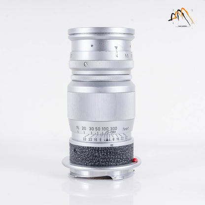 LEITZ Leica Elmar M 90mm/F4.0 Silver Lens Yr.1958 Germany #23458