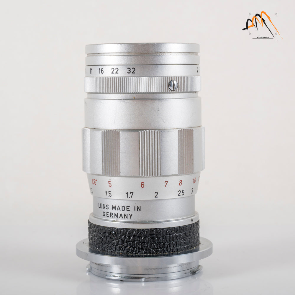 LEITZ Leica Elmar M 90mm/F4.0 E39 Ver.II V2/ 3 Elements Silver Lens Yr.1965 Germany 11830 #11567