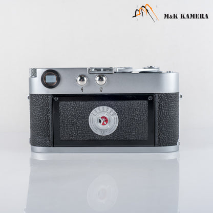 Leica M2 Round Button Rewind Silver Film Rangefinder Camera #24015