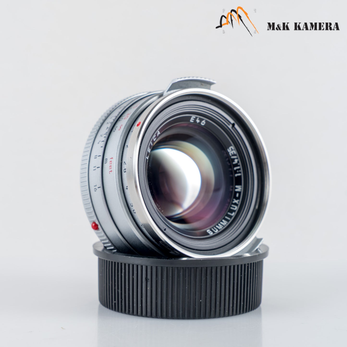 Leica Summilux-M 35mm/F1.4 E46 Steel Rim 2022 Silver Lens Germany 11301 #23977