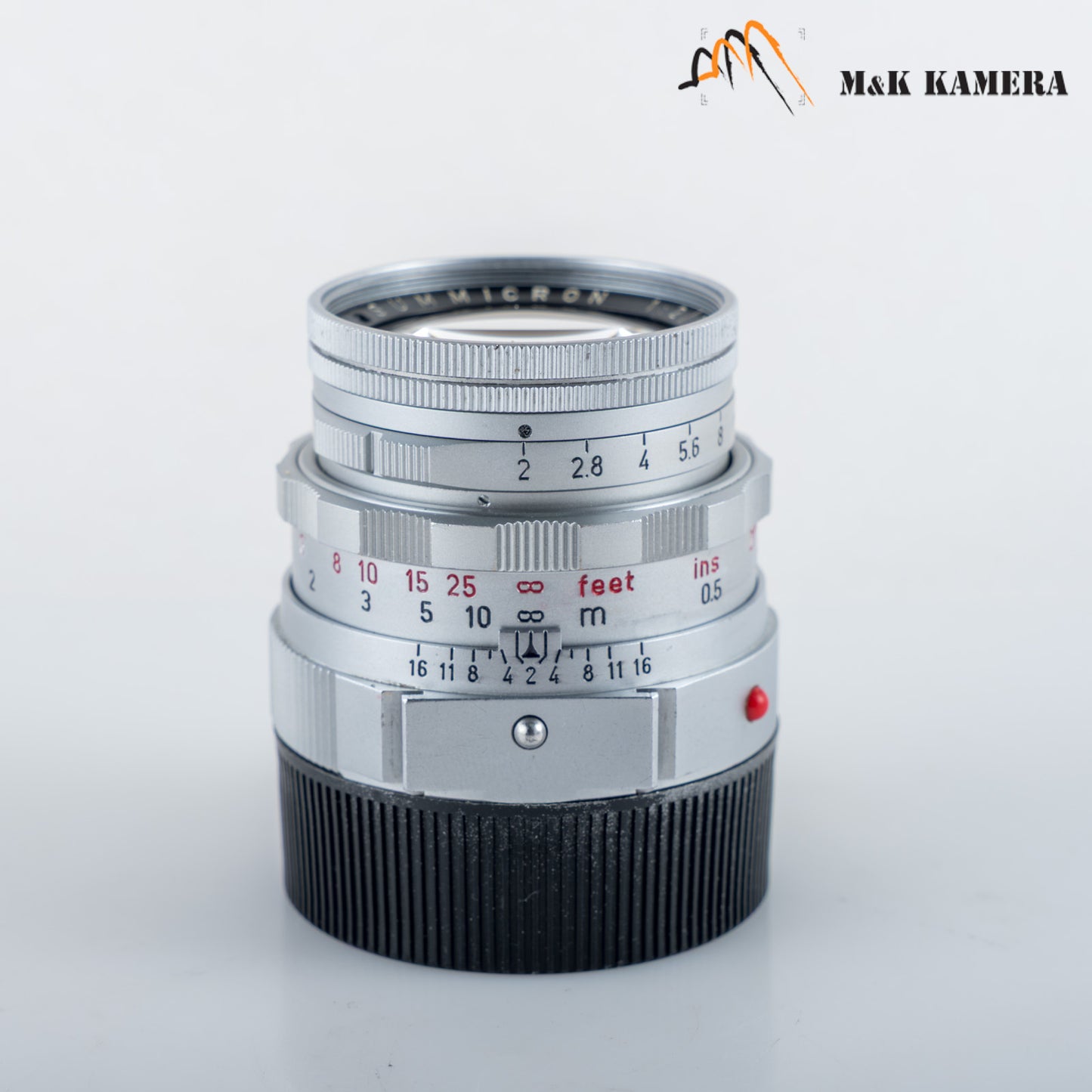 LEITZ Leica Summicron M 50mm/F2.0 Ver.II V2/ Dual Range DR Lens Yr.1961 #23982