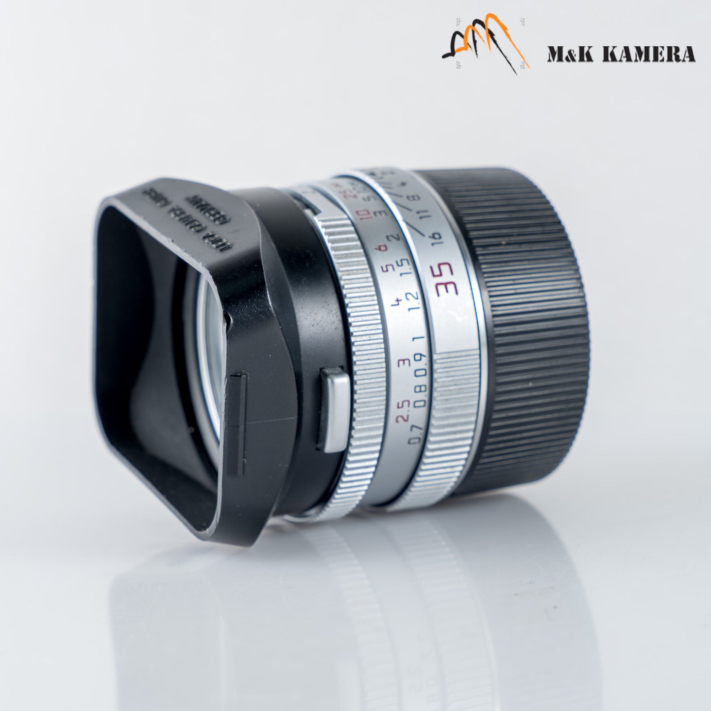 Leica Summicron-M 35mm/F2.0 Ver.4 7 Elements Rare Silver Lens Yr.1993 11311 #23908