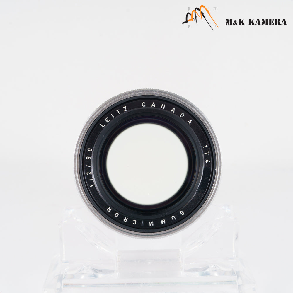 LEITZ Leica Summicron M 90mm/F2.0 Ver.I V.1 Silver Lens Yr.1960 Canada #10411